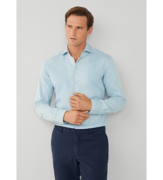 Hackett London Bleekblauw overhemd