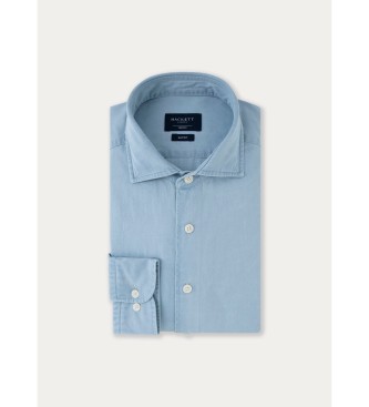 Hackett London Bleekblauw overhemd