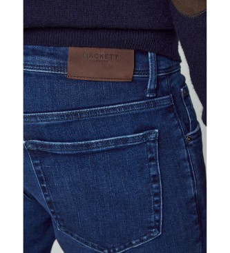 Hackett London Jeans Powerflex blauw