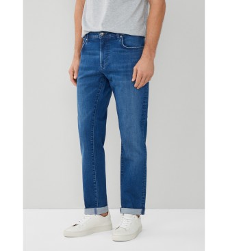 Hackett London Jeans Powerflex niebieski