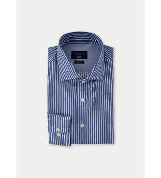 Hackett London Bold Twill Stripe-skjorta bl