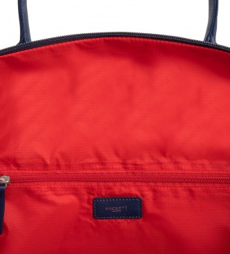 Hackett London Borsa Ledbury blu scuro