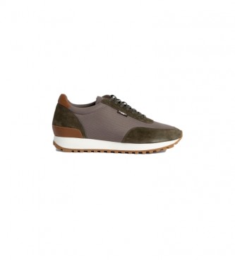 Hackett London Bolton Brown leather sneakers