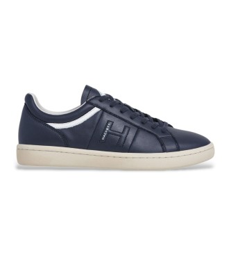 Hackett London Bond Active Leren Sneakers navy