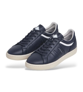 Hackett London Bond Active Leren Sneakers navy