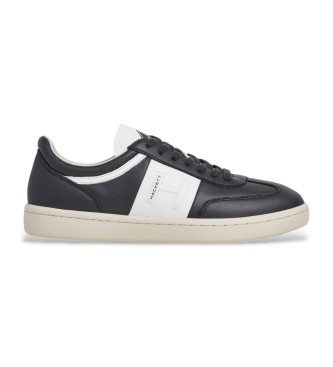 Hackett London Bond Leren Sneakers Net marine