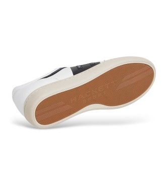 Hackett London Bond Just Leren Sneakers wit