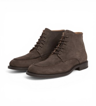Hackett London Hampton Lederstiefel braun