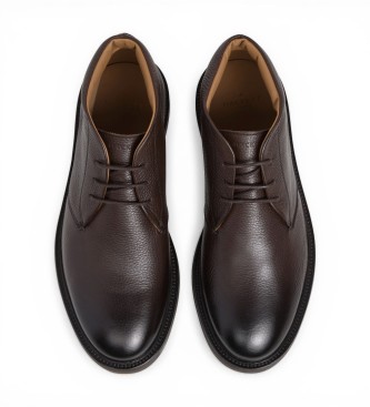 Hackett London Elsted Chukka Lederstiefel braun