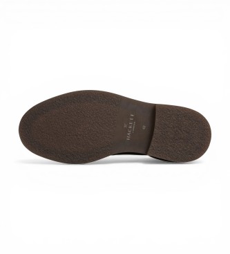 Hackett London Elsted Chukka Lederstiefel braun