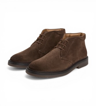 Hackett London Elsted Chukka Lederstiefel braun