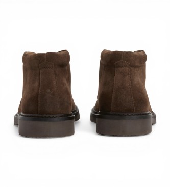 Hackett London Elsted Chukka Lederstiefel braun