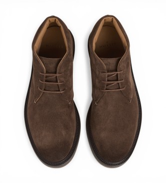 Hackett London Elsted Chukka Lederstiefel braun