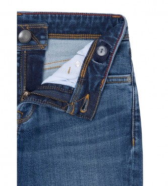 Hackett London Jeans vintage en tricot bleu