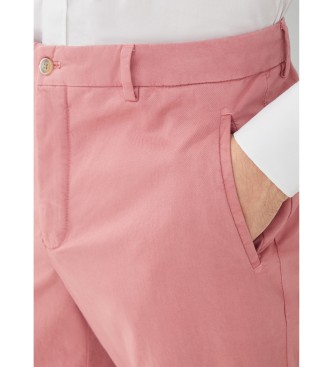 Hackett London Sloane Chino Trousers pink