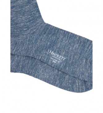 Hackett London Socks Logo Contrast blue