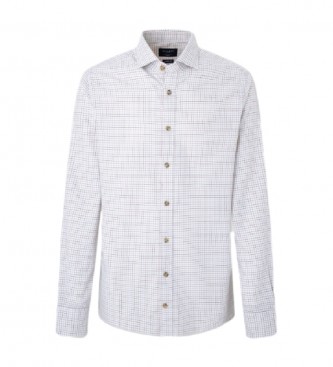 Hackett London Borstad vit skjorta