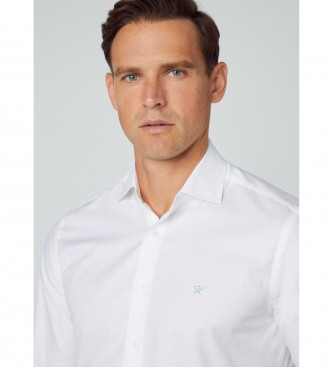 Hackett London Chemise Essential Textura blanc