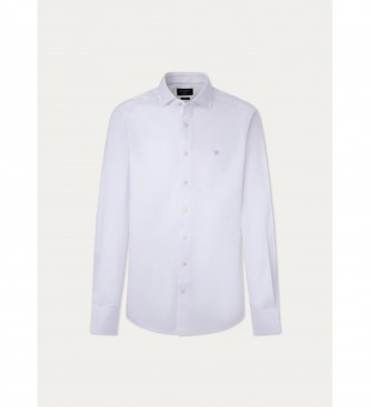 Hackett London Chemise Essential Textura blanc