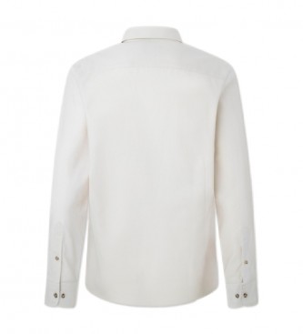 Hackett London Camicia in flanella con bordo bianco