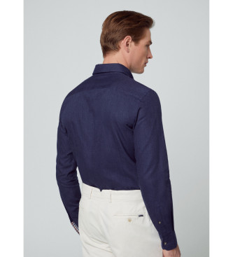 Hackett London Camisa Flannel Multi navy