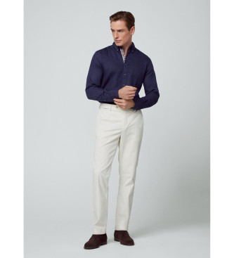 Hackett London Camisa Flannel Multi navy