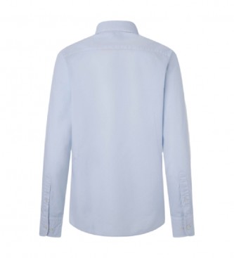 Hackett London Garment Dyed shirt light blue