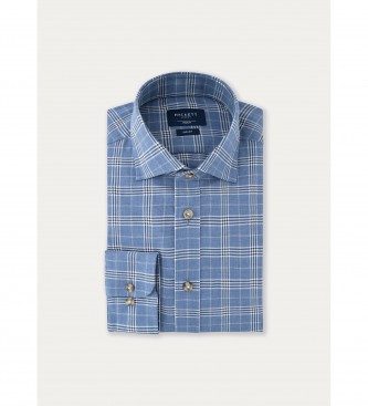 Hackett London Camisa Light Flannel azul