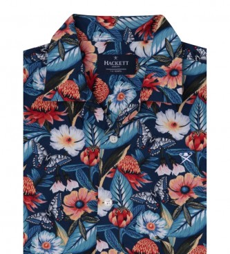 Hackett London Camisa Multi Col navy