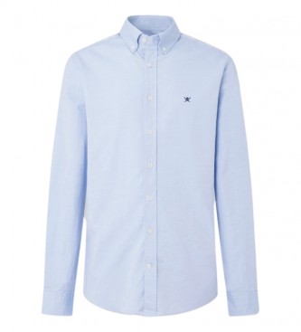 HACKETT Camisa Oxford azul