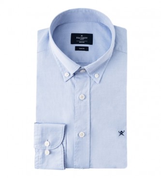 HACKETT Camicia Oxford blu