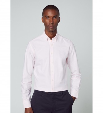 Hackett London Camicia Oxford slim fit rosa