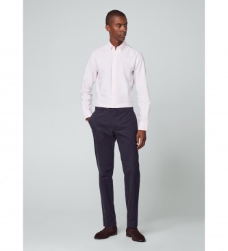 Hackett London Camicia Oxford slim fit rosa