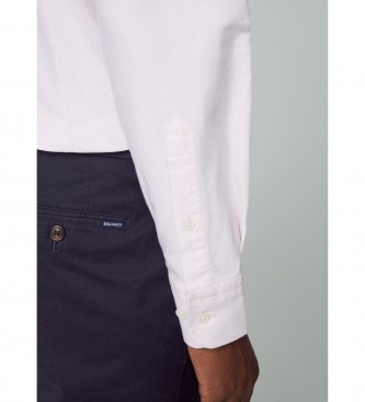 Hackett London Camicia Oxford slim fit rosa