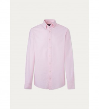 Hackett London Camicia Oxford slim fit rosa