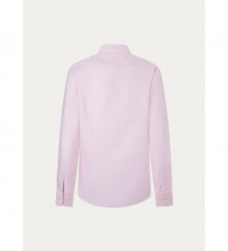 Hackett London Camicia Oxford slim fit rosa