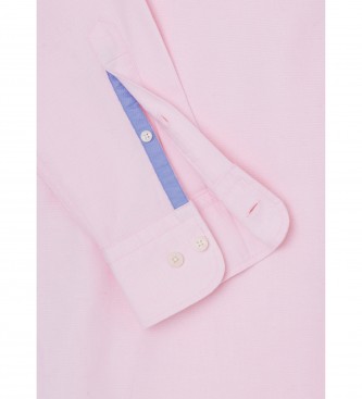 Hackett London Camicia Oxford slim fit rosa