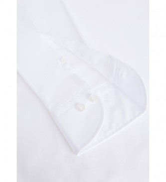 Hackett London Camisa Oxford Slim Fit blanco