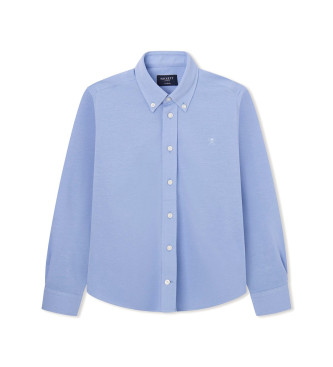 Hackett London Camisa Teisa azul Pique