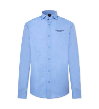 Hackett London Camicia Pitlane Blu