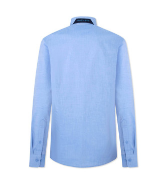 Hackett London Pitlane blauw shirt