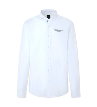 Hackett London Koszulka Pitlane biała