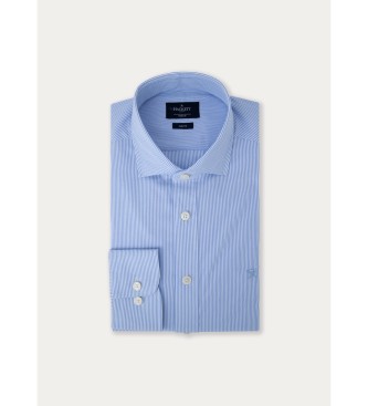 Hackett London Shirt Stripes bengala Fit Slim Slim blue