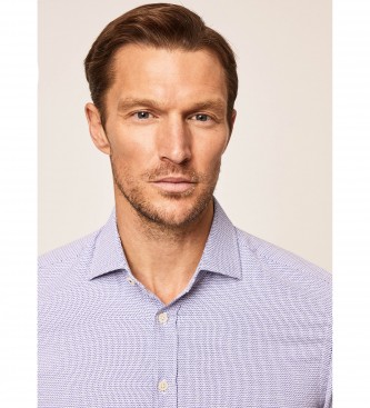 Hackett London Camisa Texturizada azul