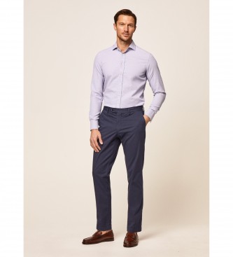 Hackett London Camisa Texturizada azul