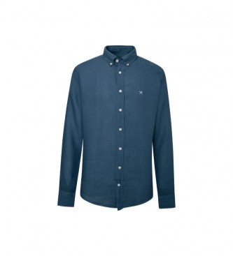 Hackett Camisa de Linho Slim Fit azul - Esdemarca Loja moda, calçados e  acessórios - melhores marcas de calçados e calçados de grife