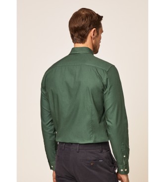 Hackett London Oxford Fit Slim Fit Shirt green