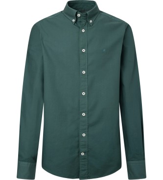 Hackett London Oxford Fit Slim Fit Overhemd groen