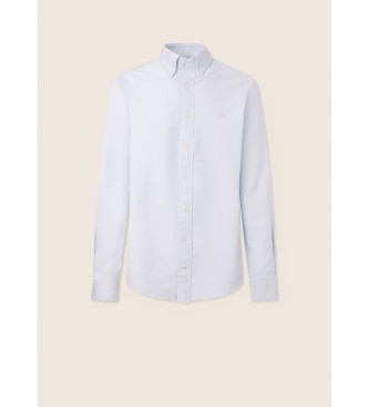 Hackett London Camisa oxford fit tailored azul