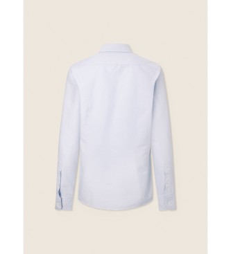 Hackett London Camisa oxford fit tailored azul